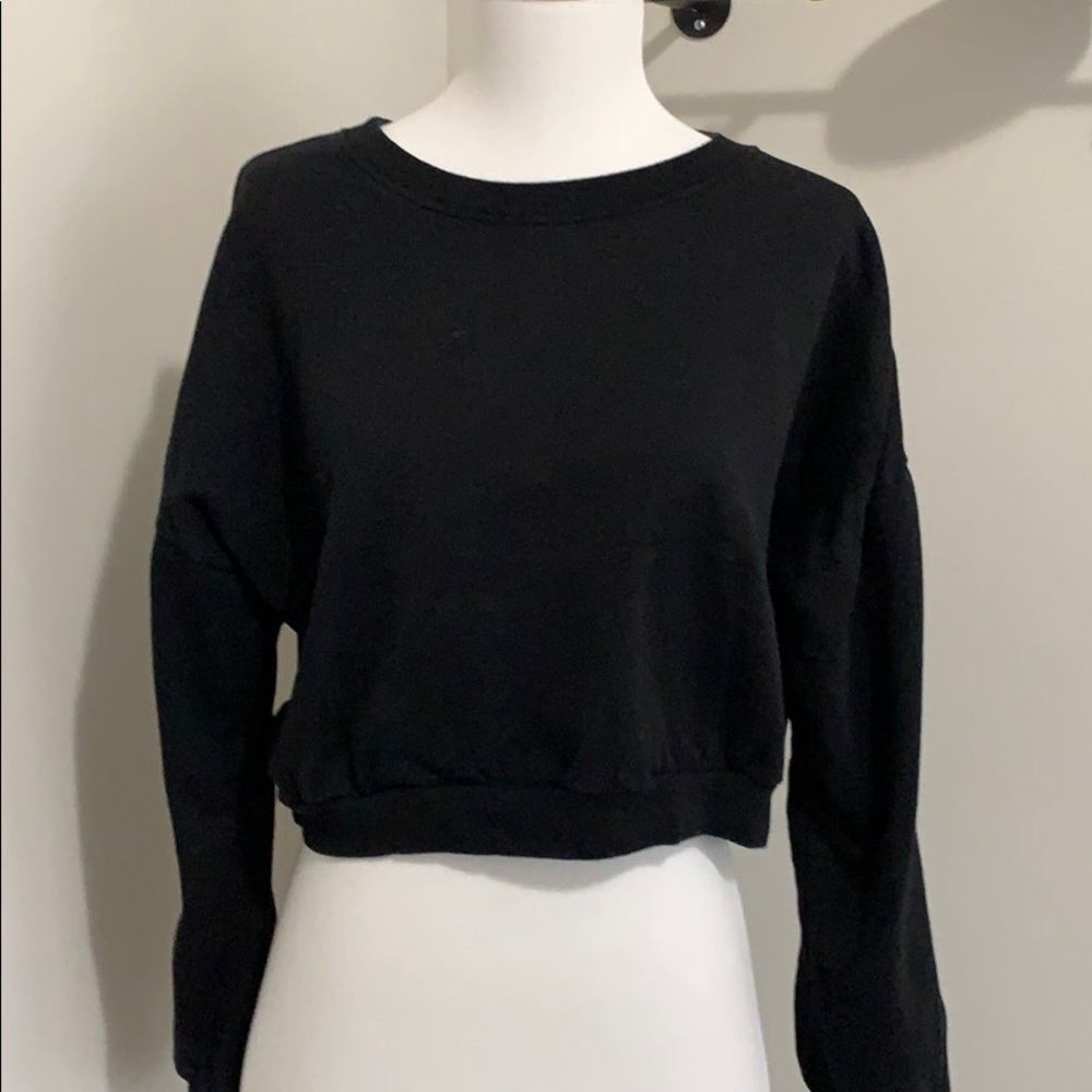 American Apparel cropped sweatshirt one size